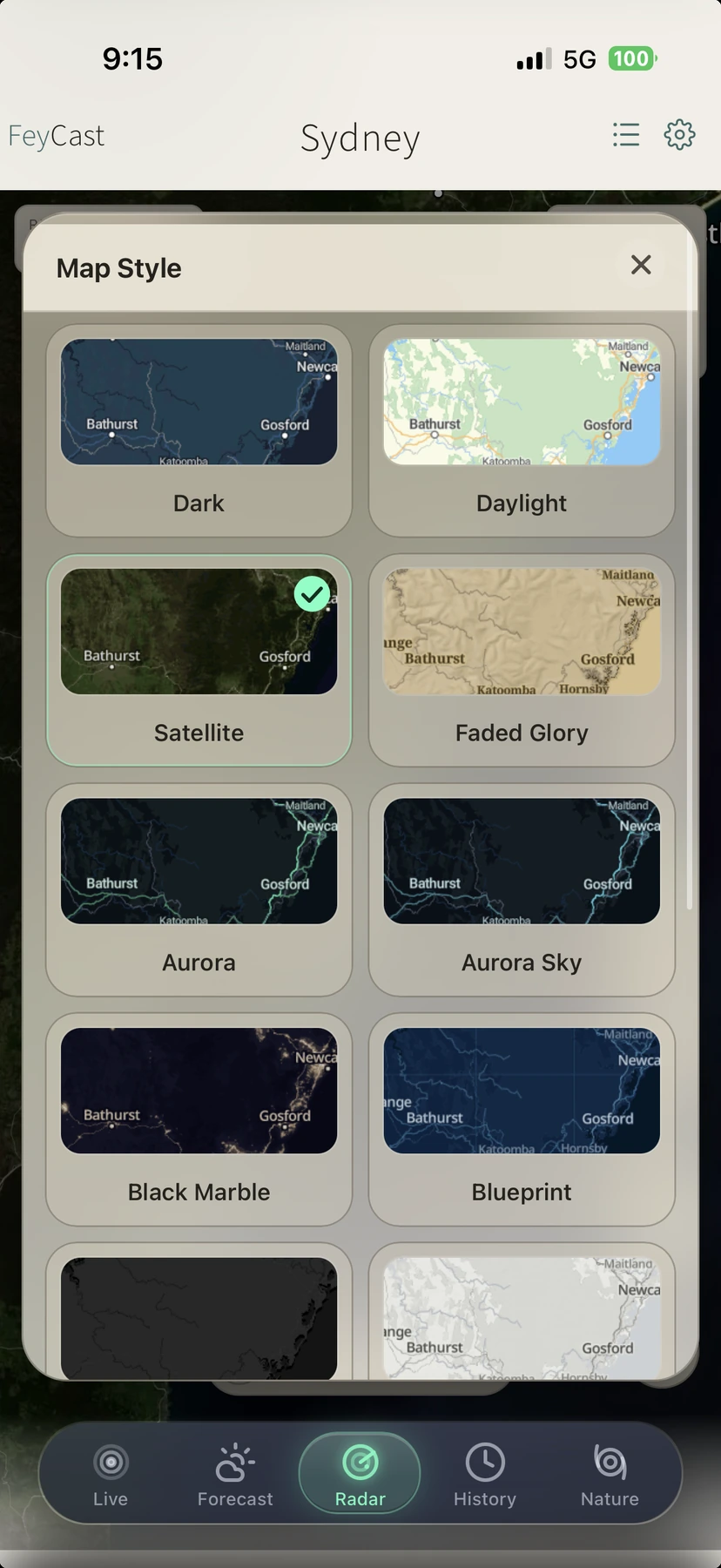 FeyCast themes and customization